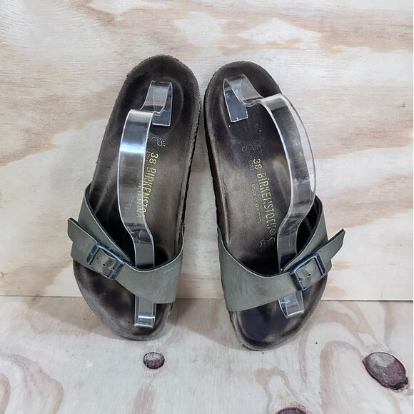 Birkenstock - Madrid Slide - Sandals - Gray/Brown - Women's - 7 - Picture 7 of 9